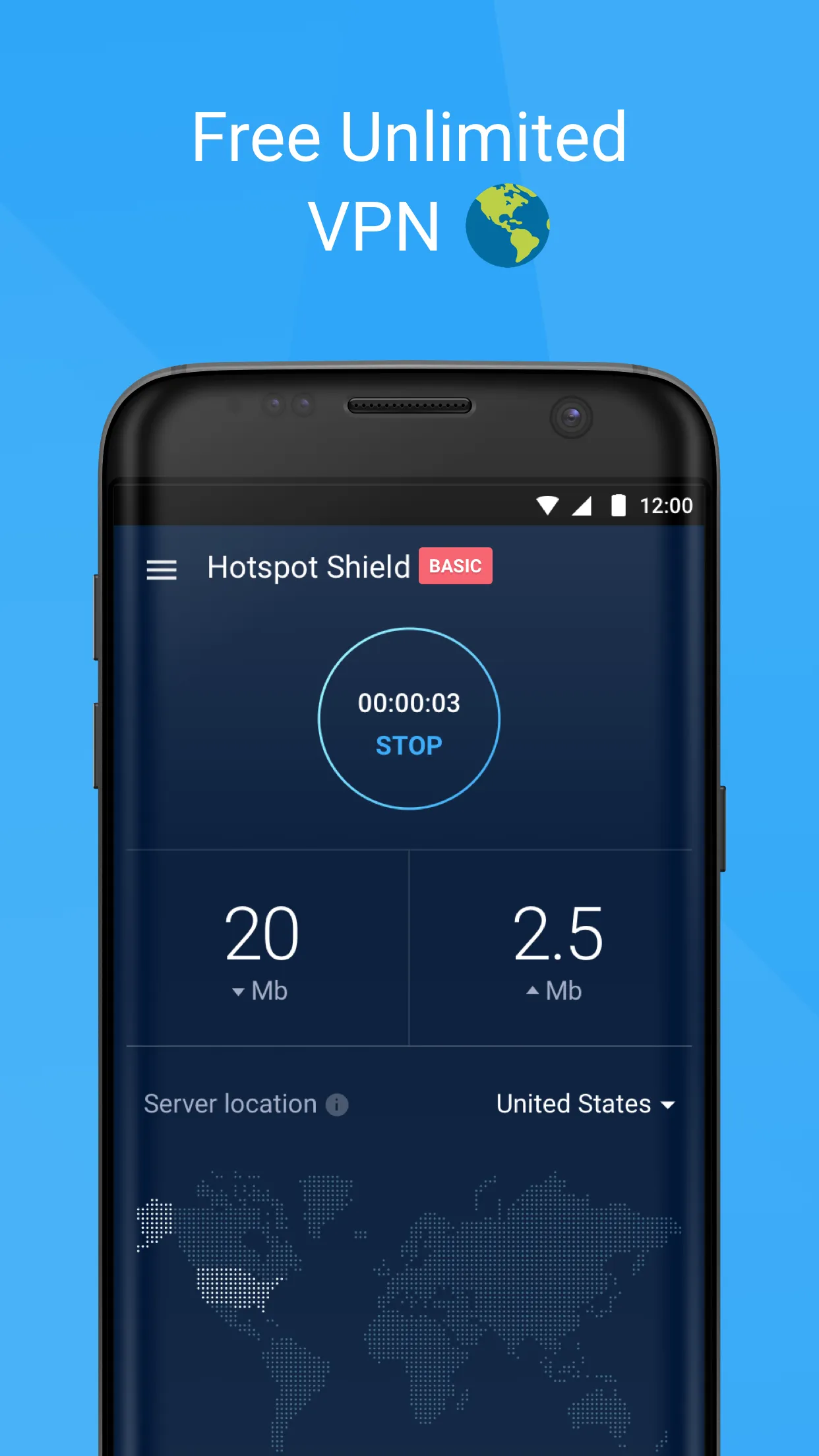 Hotspot Shield Basic - Free VP | Indus Appstore | Screenshot