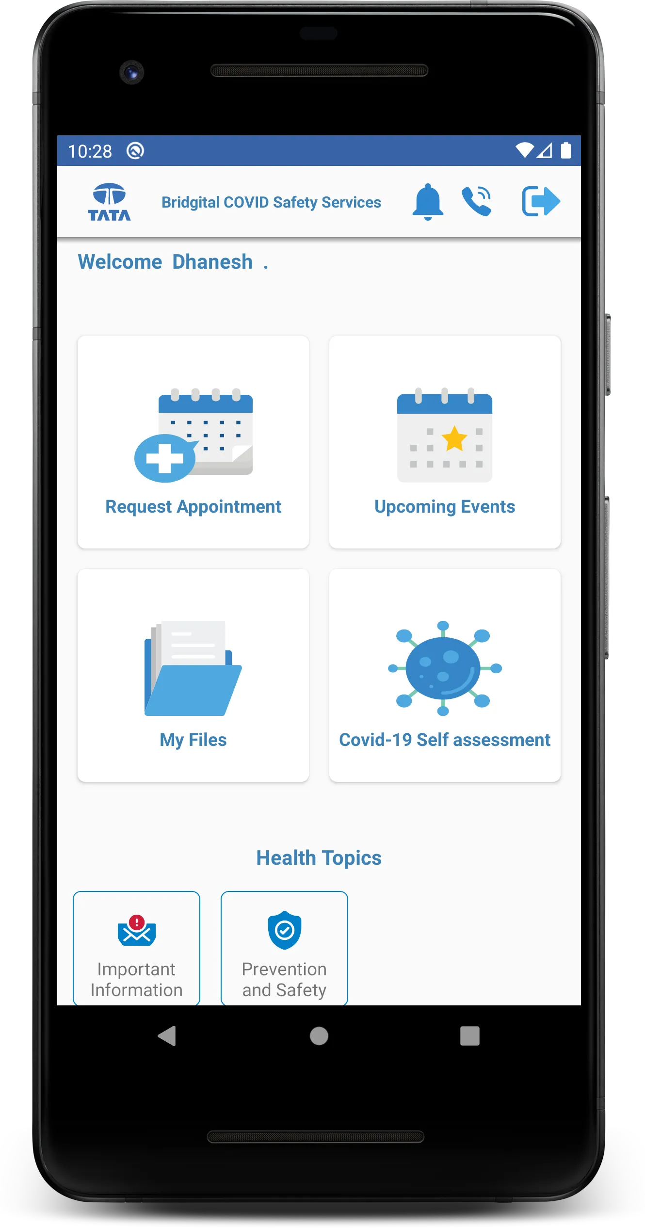 Tata Bridgital Health | Indus Appstore | Screenshot