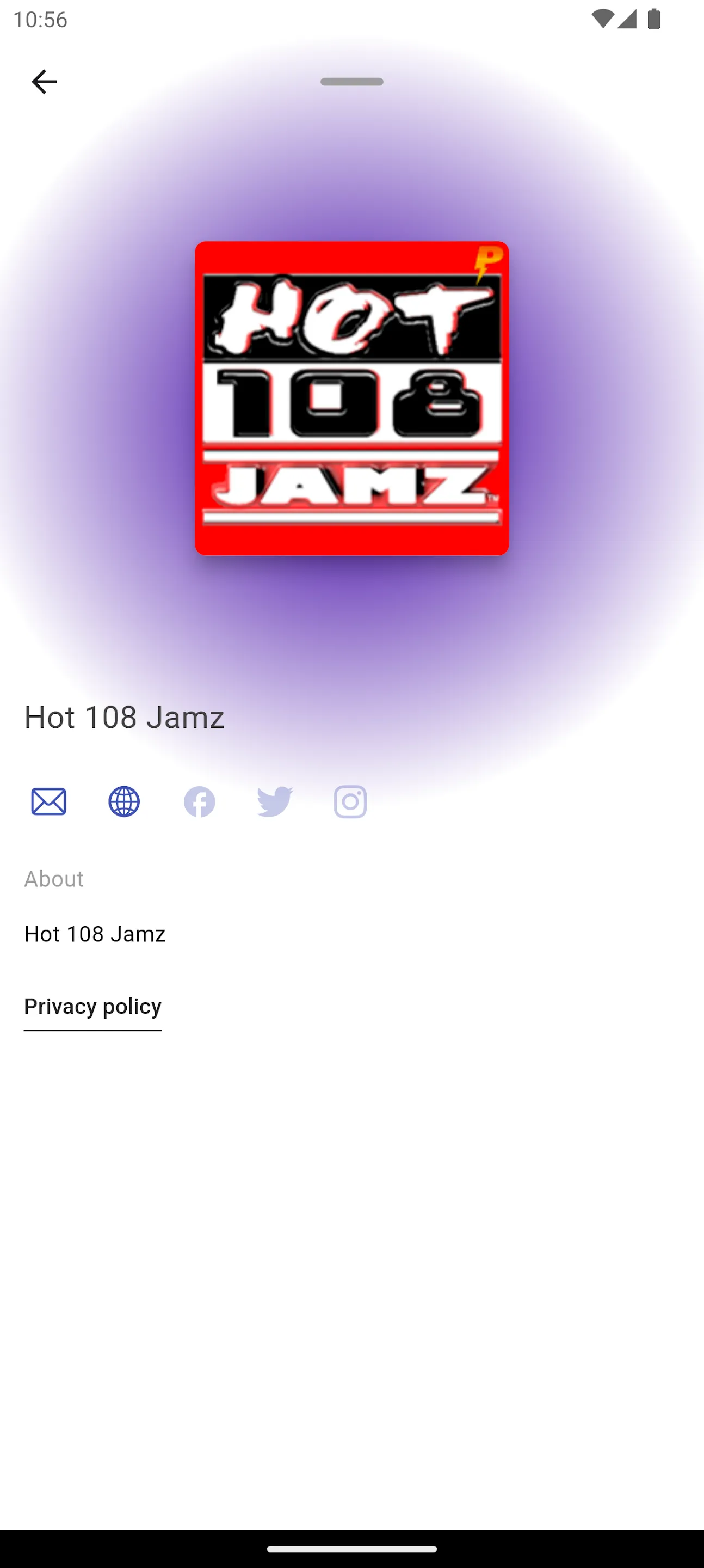 Hot 108 Jamz (Official App) | Indus Appstore | Screenshot