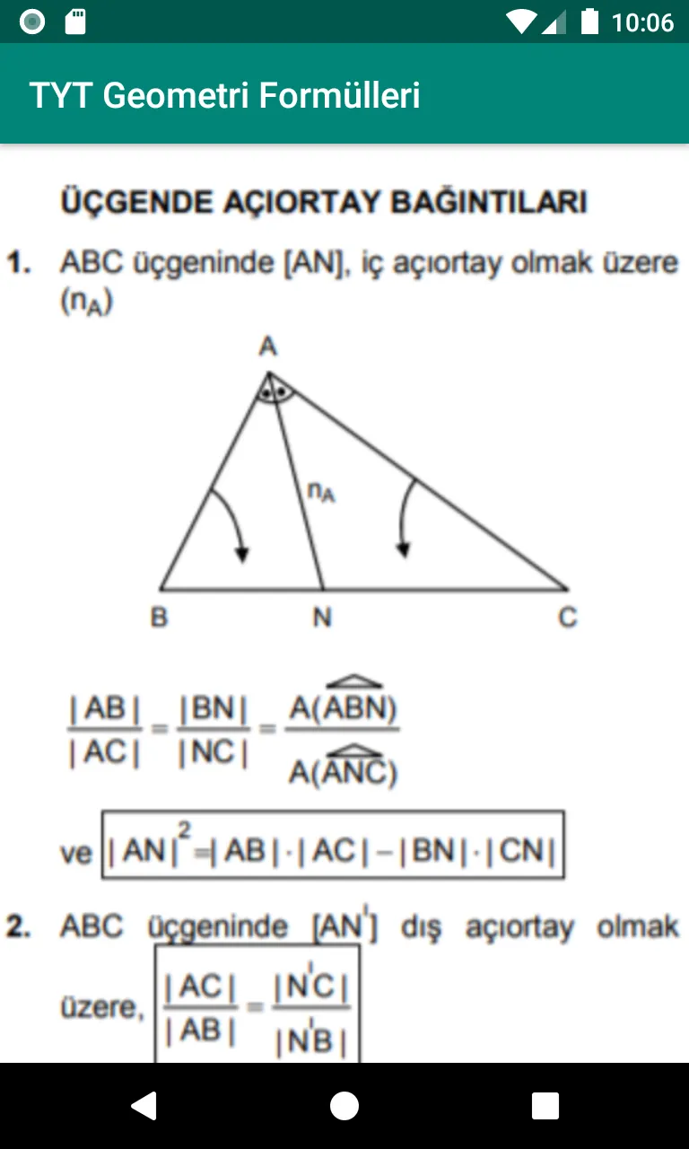 TYT geometri formülleri | Indus Appstore | Screenshot