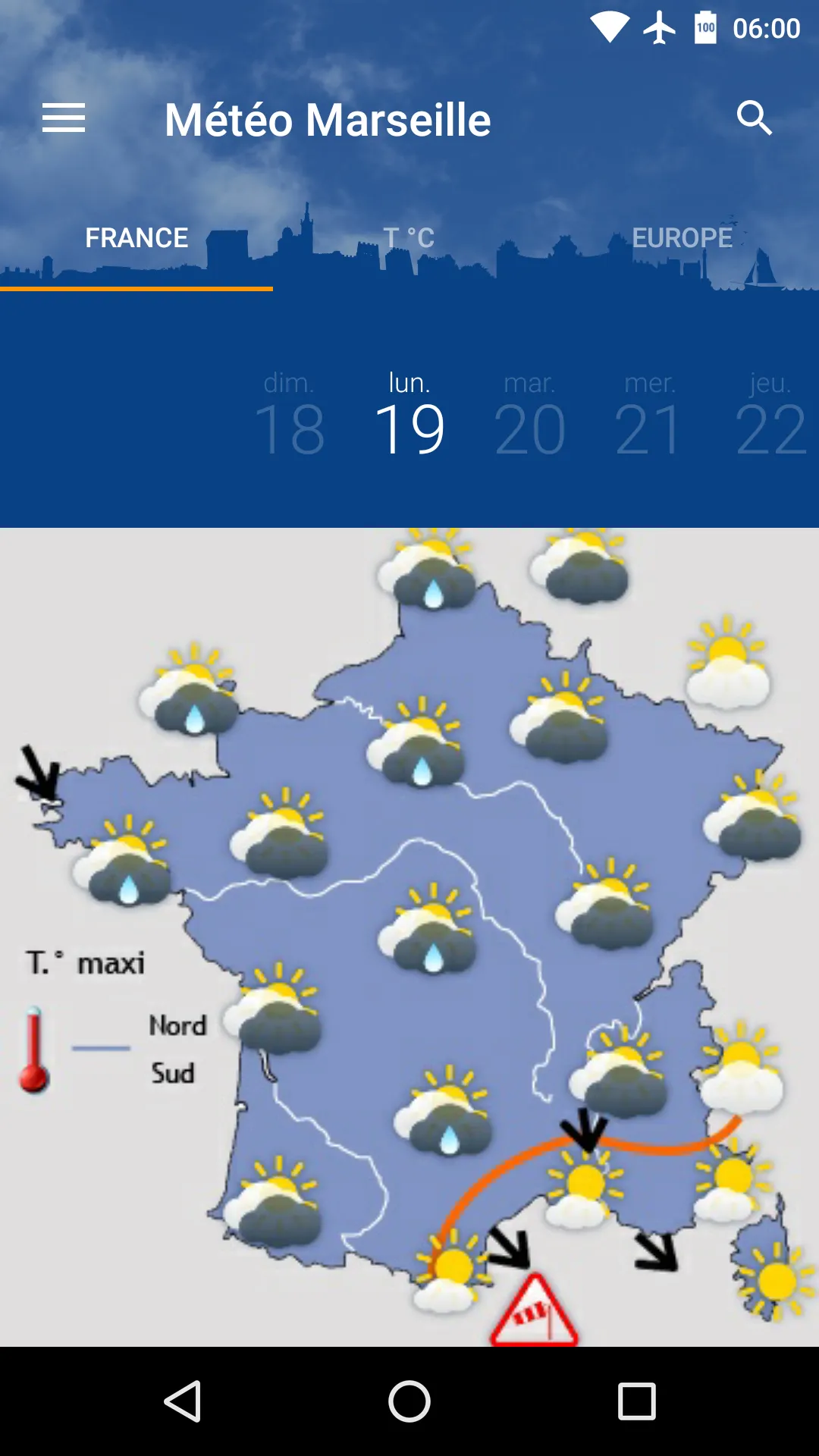 Météo Marseille | Indus Appstore | Screenshot