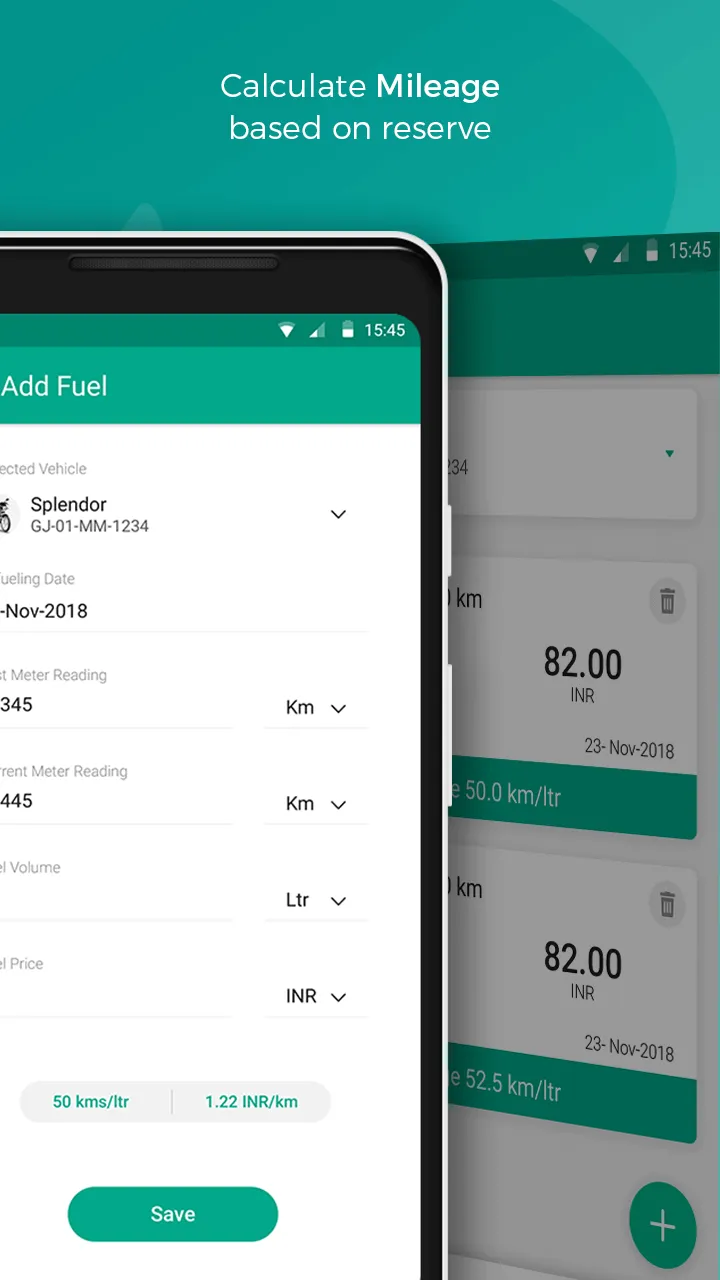 Fuel log - Mileage tracker | Indus Appstore | Screenshot