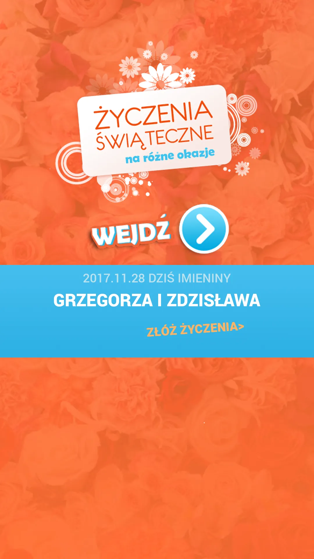 Wishes any occasion (Polish) | Indus Appstore | Screenshot