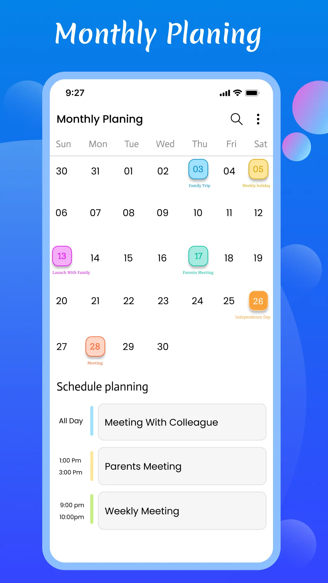 Calendar - Schedule Planner | Indus Appstore | Screenshot