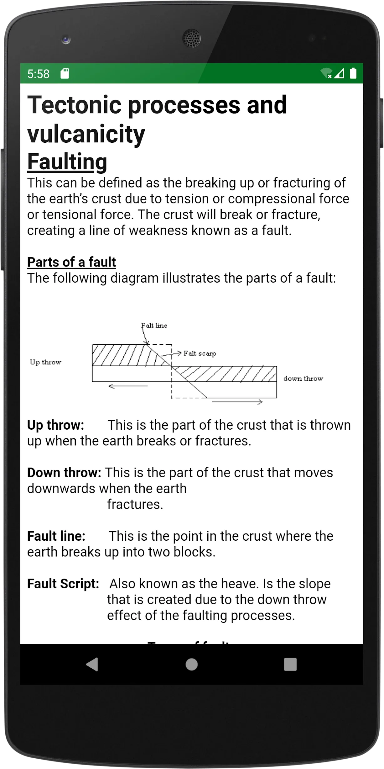 Geography Revision | Indus Appstore | Screenshot