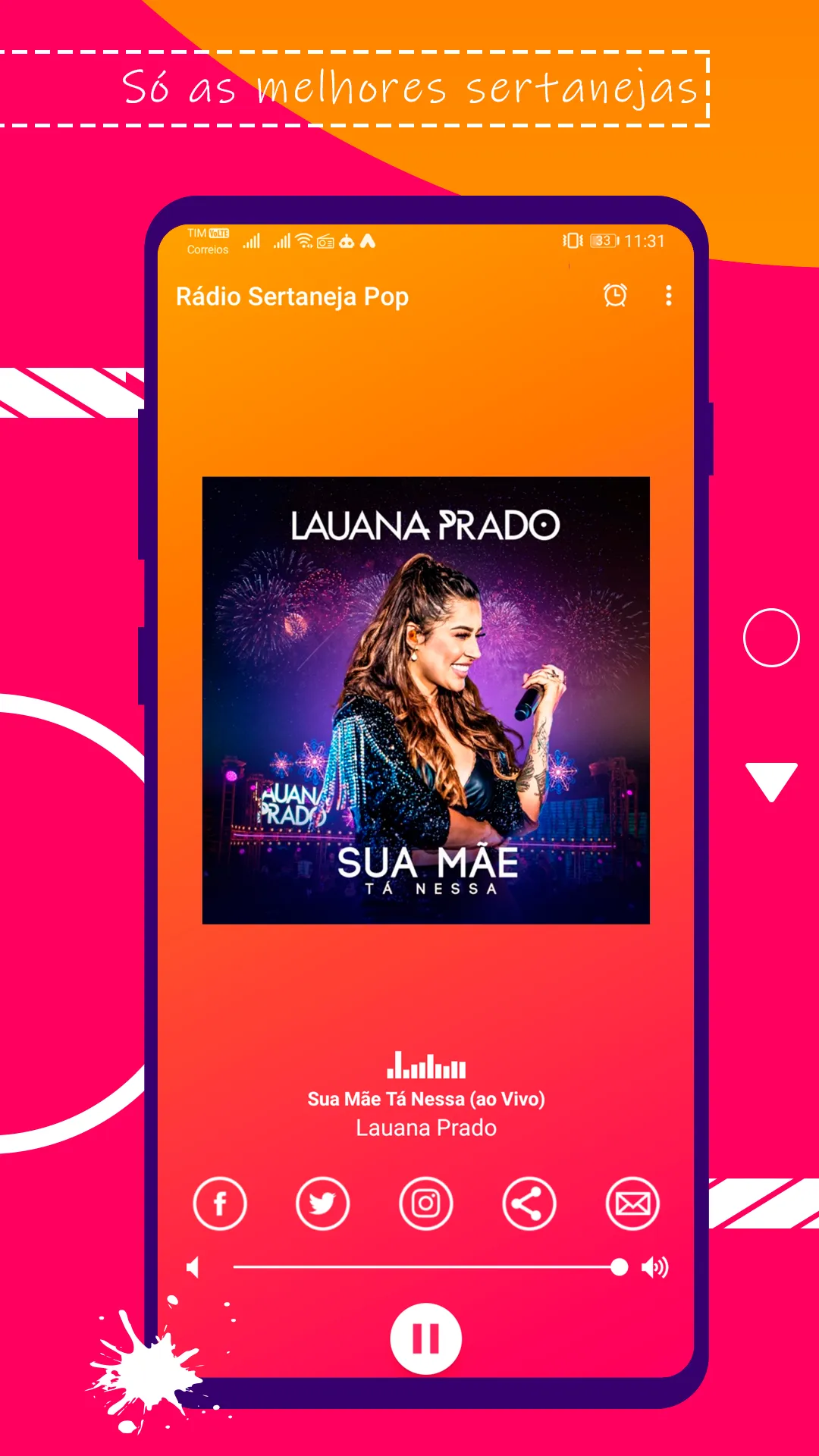 Rádio - Sertaneja Pop | Indus Appstore | Screenshot