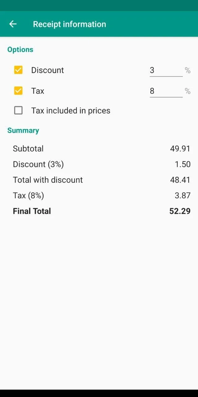 Shopping calculator | Indus Appstore | Screenshot