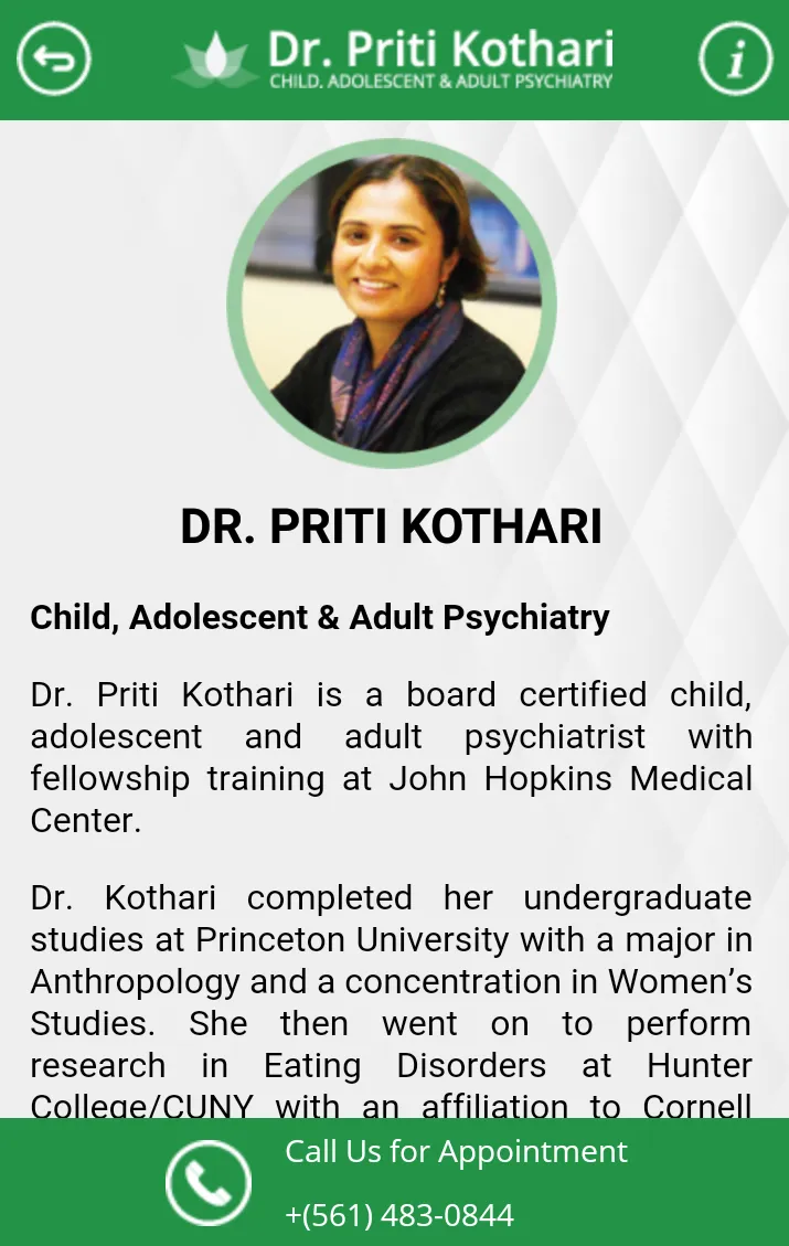 Dr. Priti Kothari | Indus Appstore | Screenshot