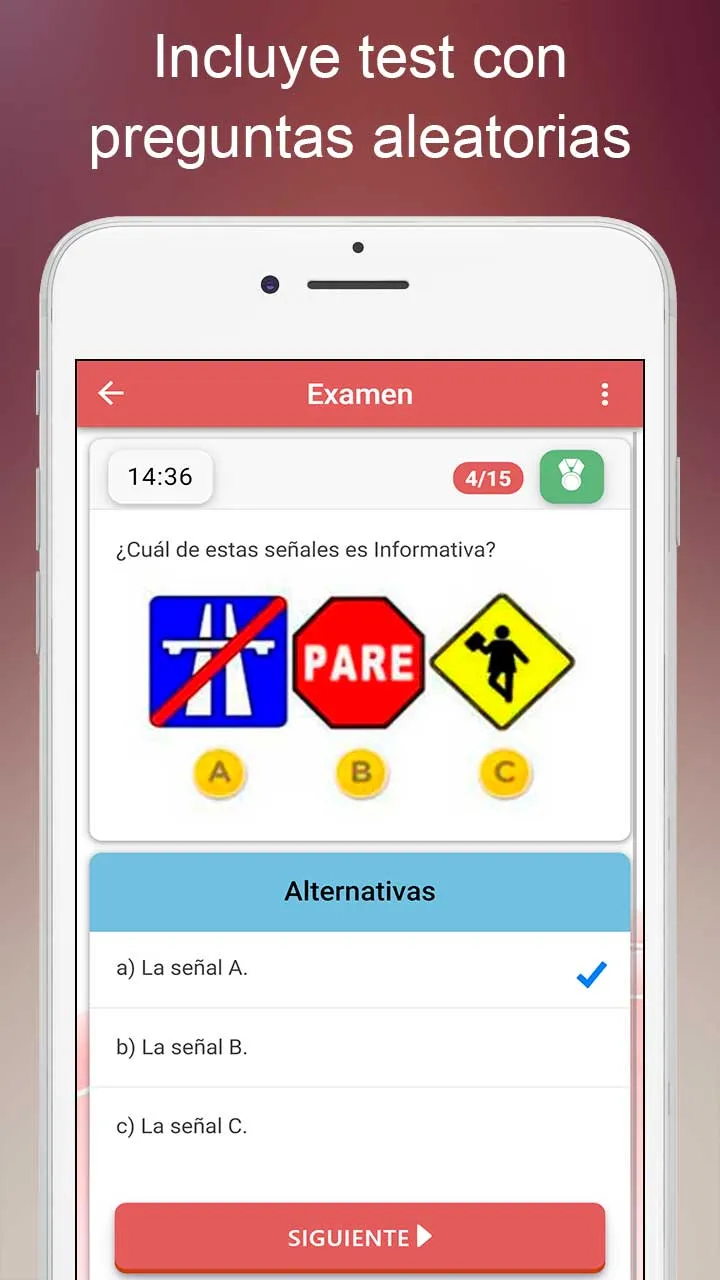 Examen de reglas de transito | Indus Appstore | Screenshot