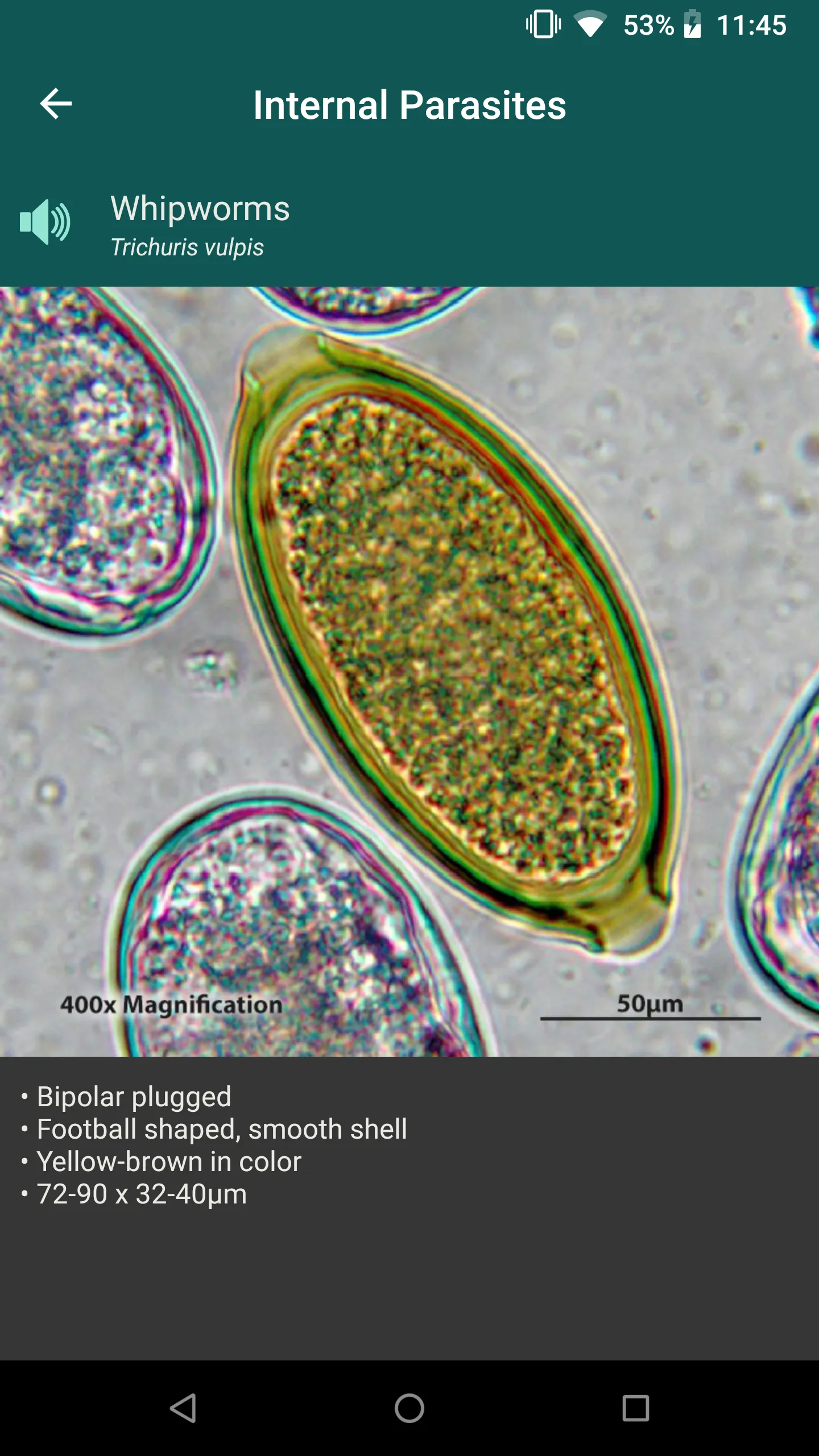 CAPC Internal Parasites ID | Indus Appstore | Screenshot