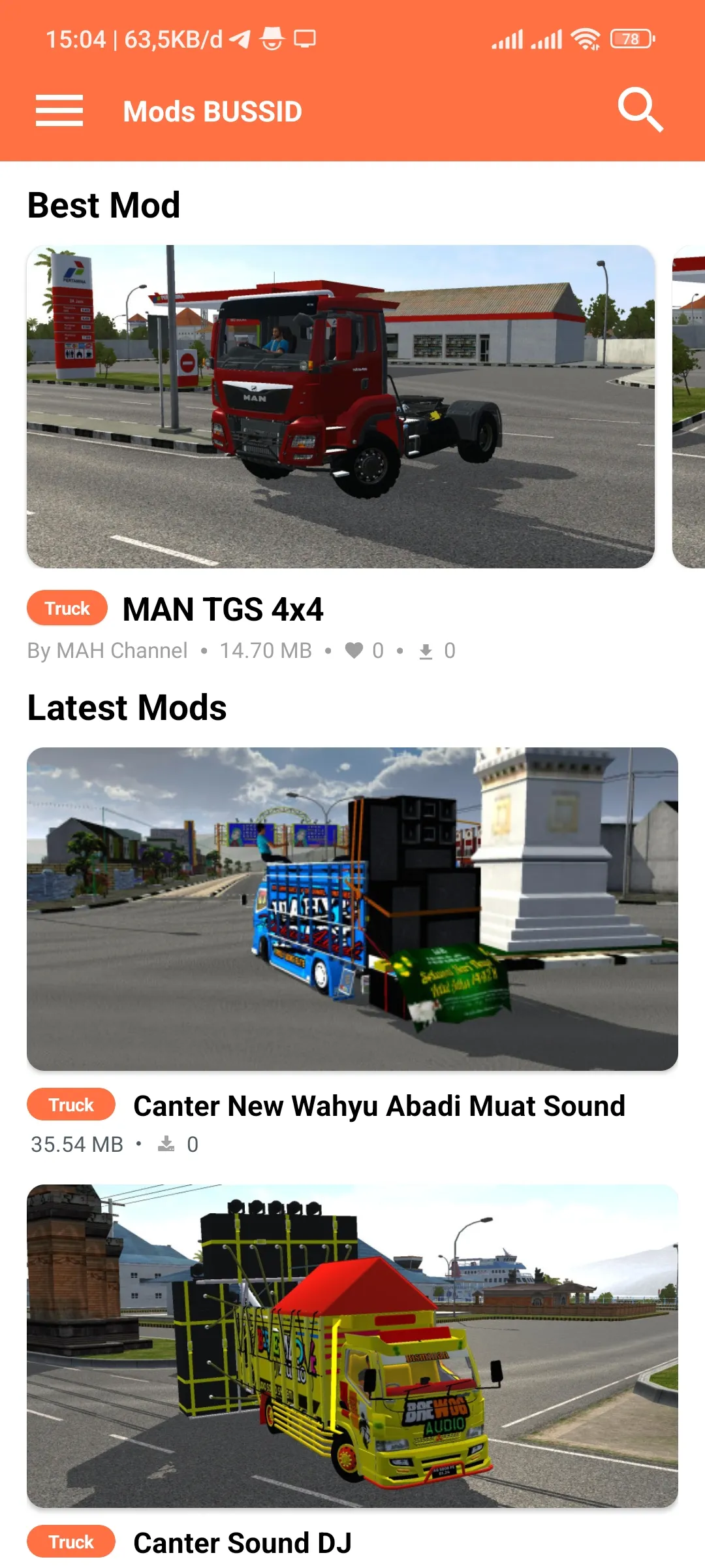 Mod Bussid DJ Truck Simulator | Indus Appstore | Screenshot