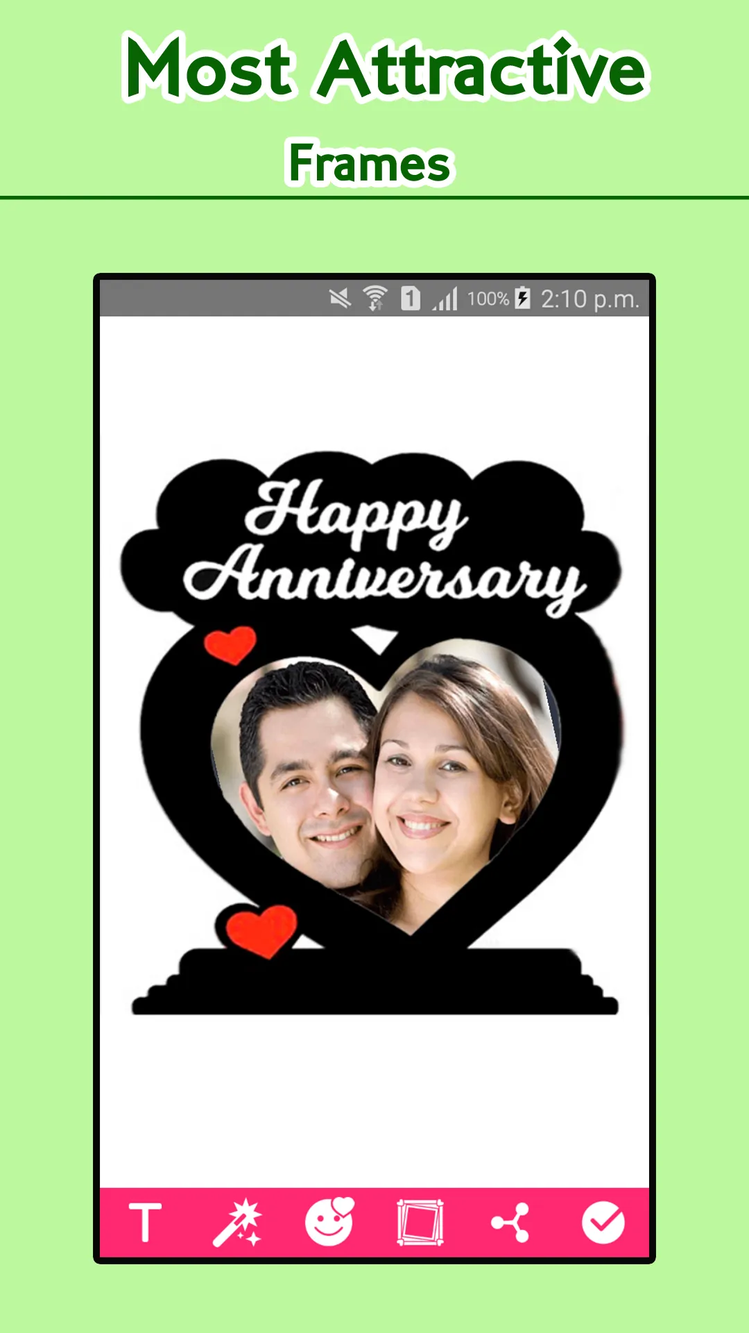 Wedding Anniversary Frames | Indus Appstore | Screenshot