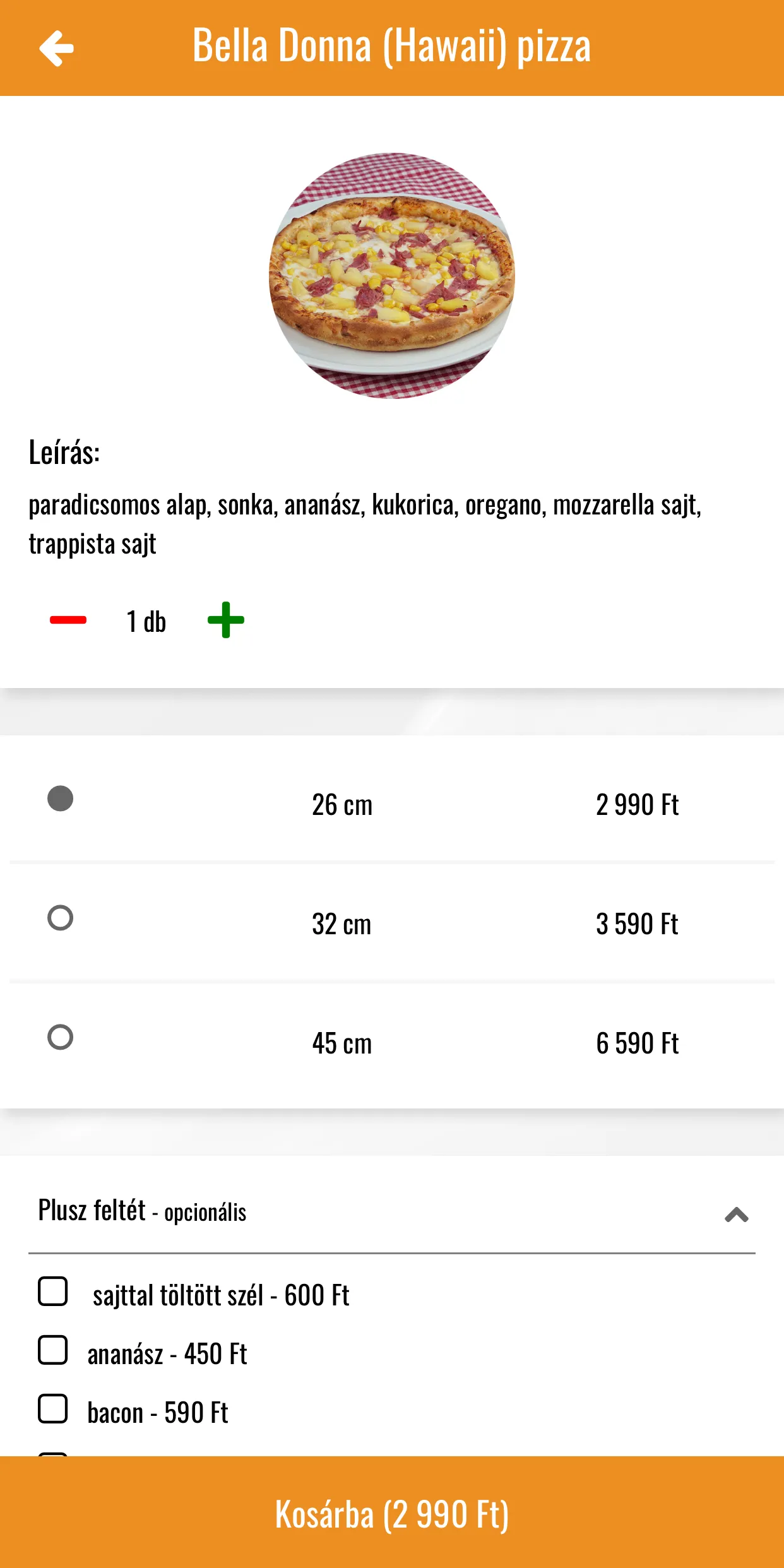 Duó Ételbár és Pizzéria | Indus Appstore | Screenshot