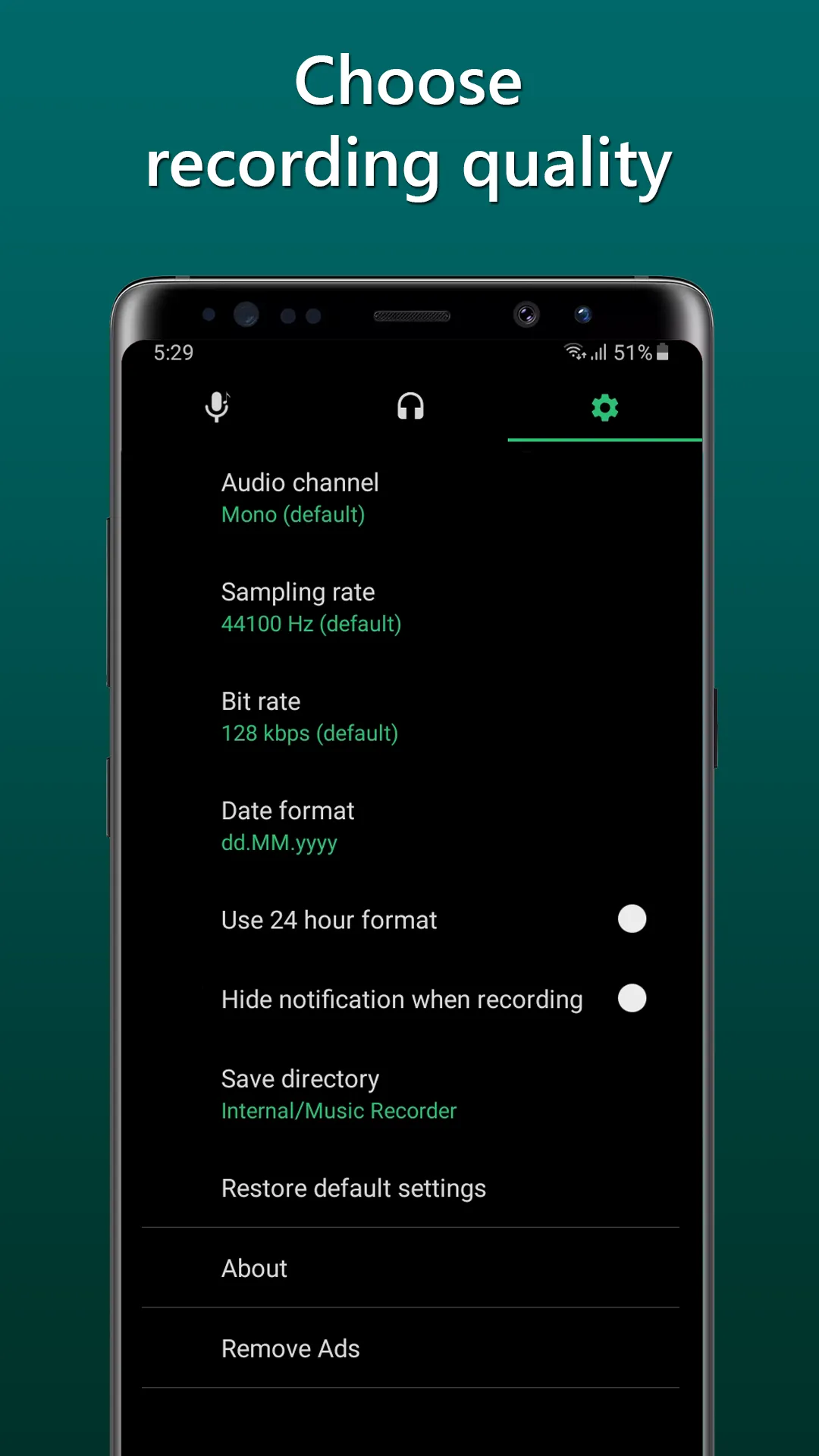 Music Recorder - Song Recorder | Indus Appstore | Screenshot