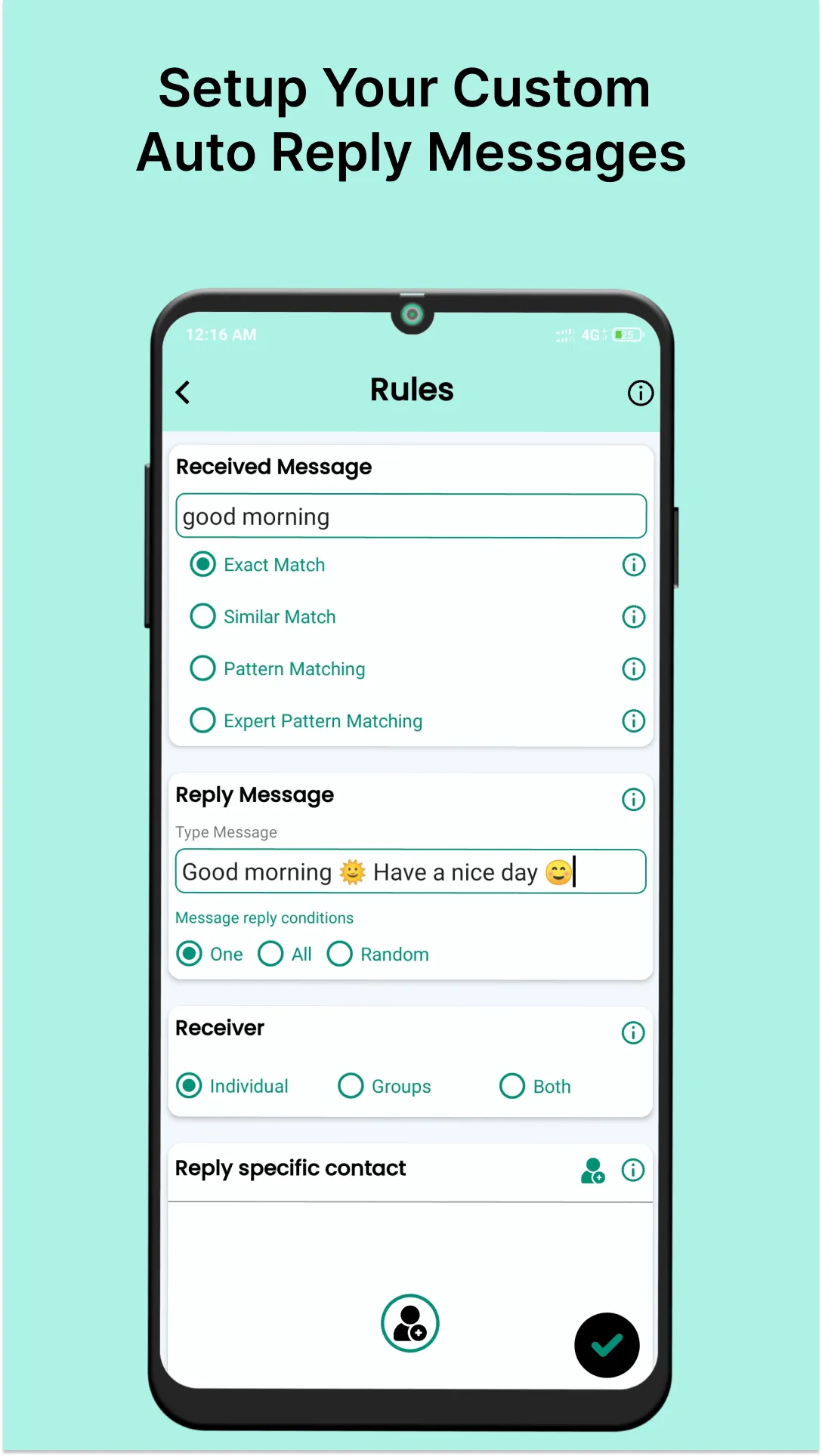 Auto Reply - AutoResponder | Indus Appstore | Screenshot