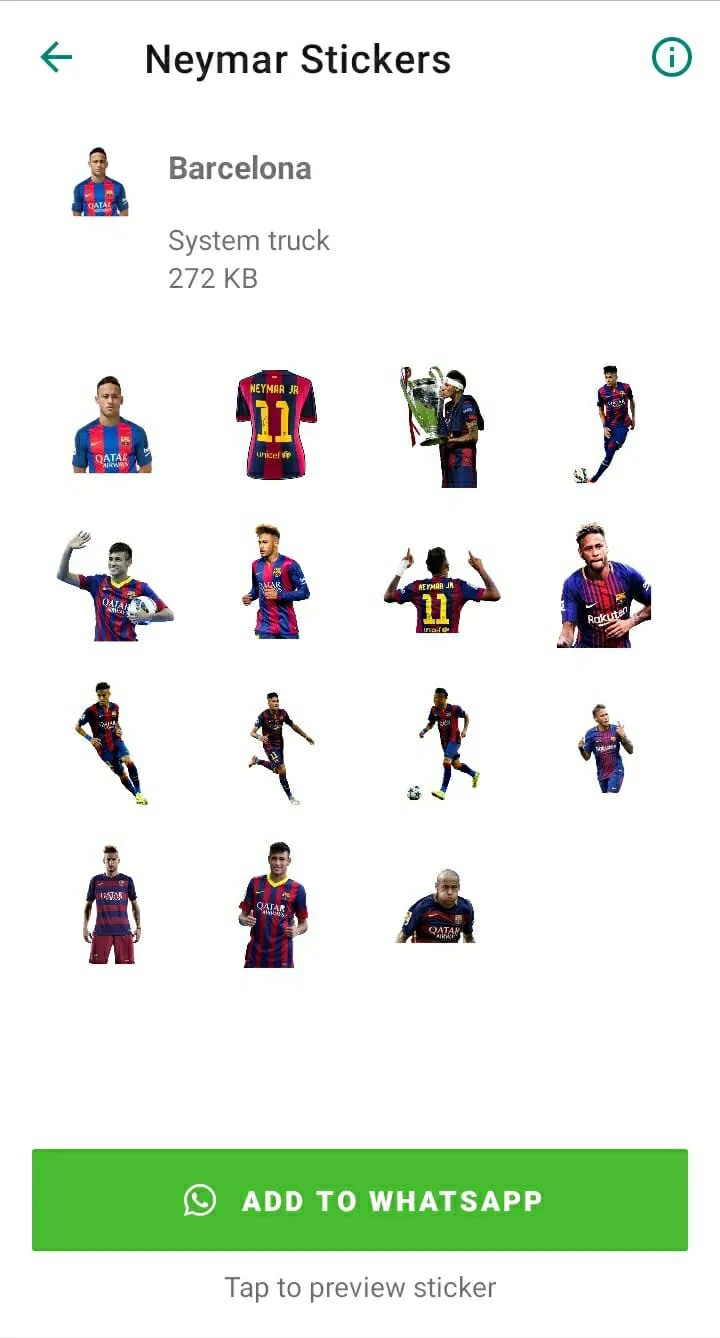 Neymar Stickers | Indus Appstore | Screenshot