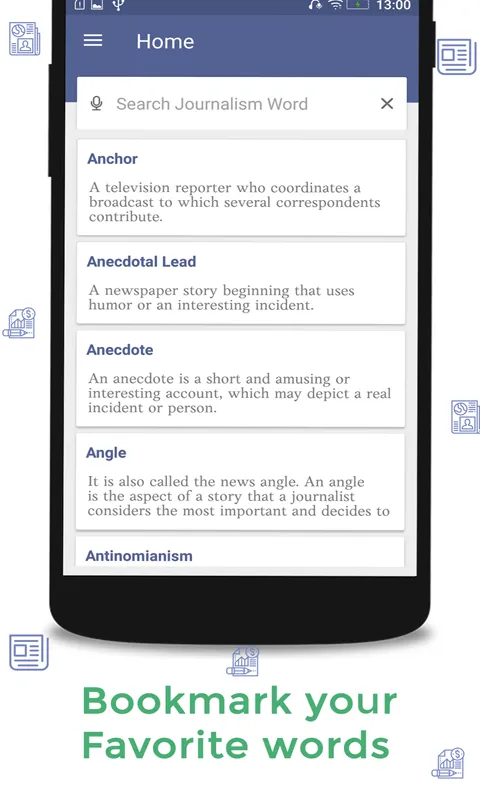 Journalism Dictionary | Indus Appstore | Screenshot