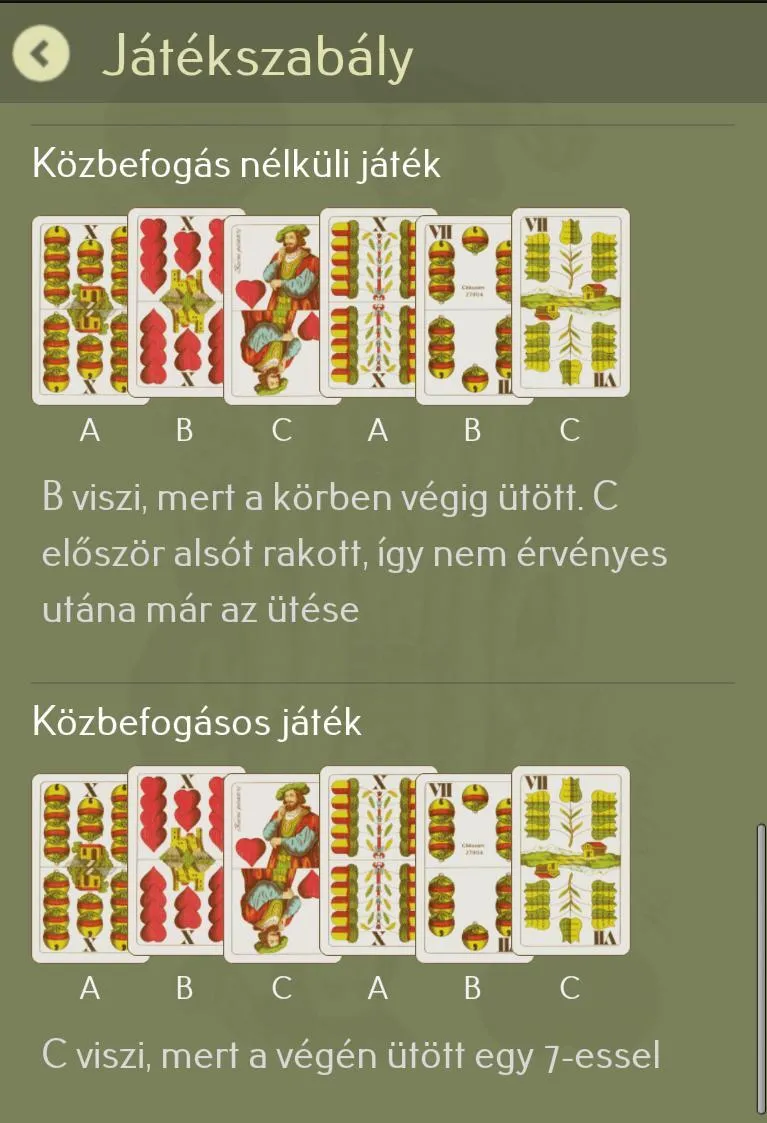 Zsirozas old - Fat card game | Indus Appstore | Screenshot