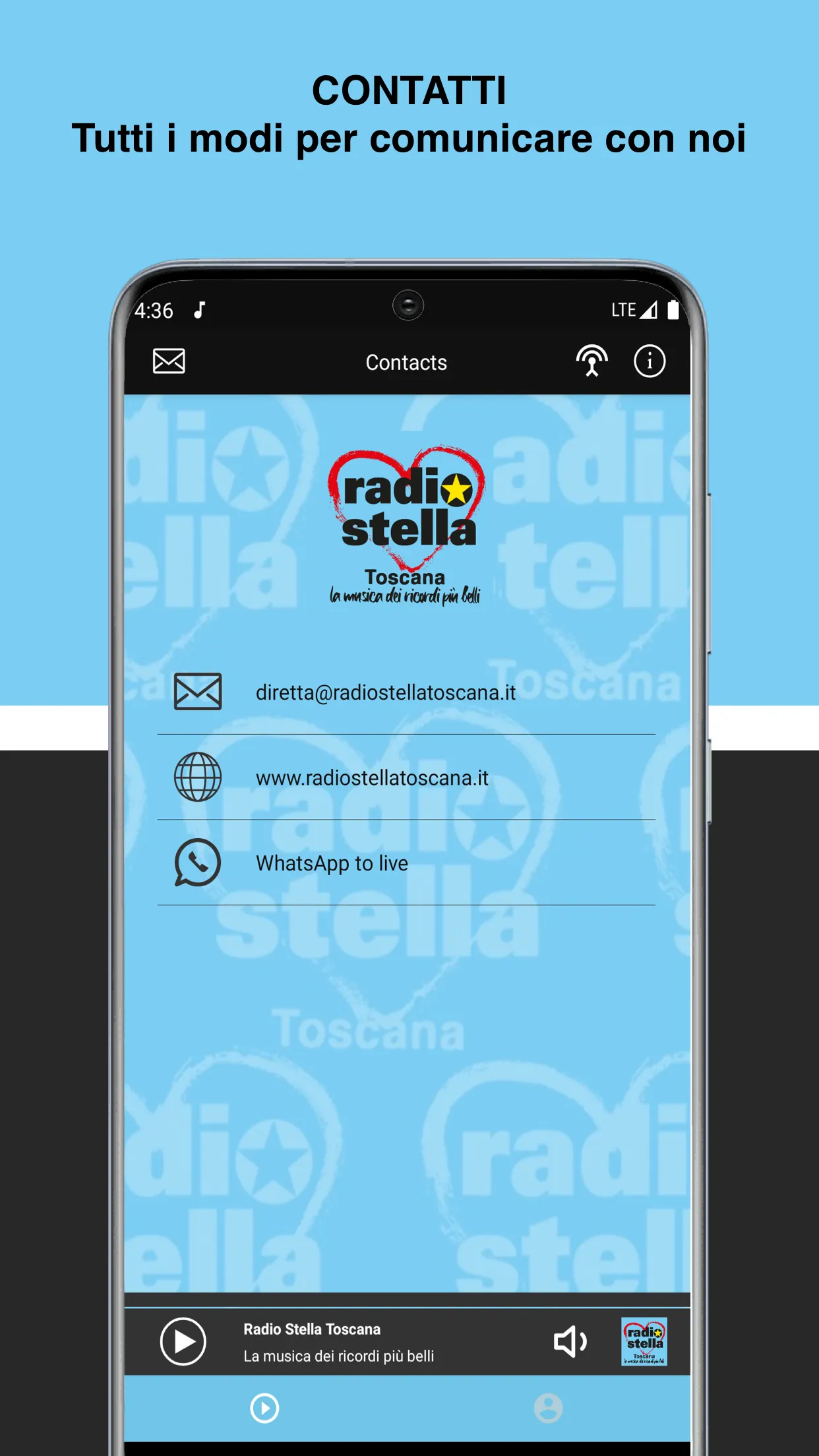 Radio Stella Toscana | Indus Appstore | Screenshot