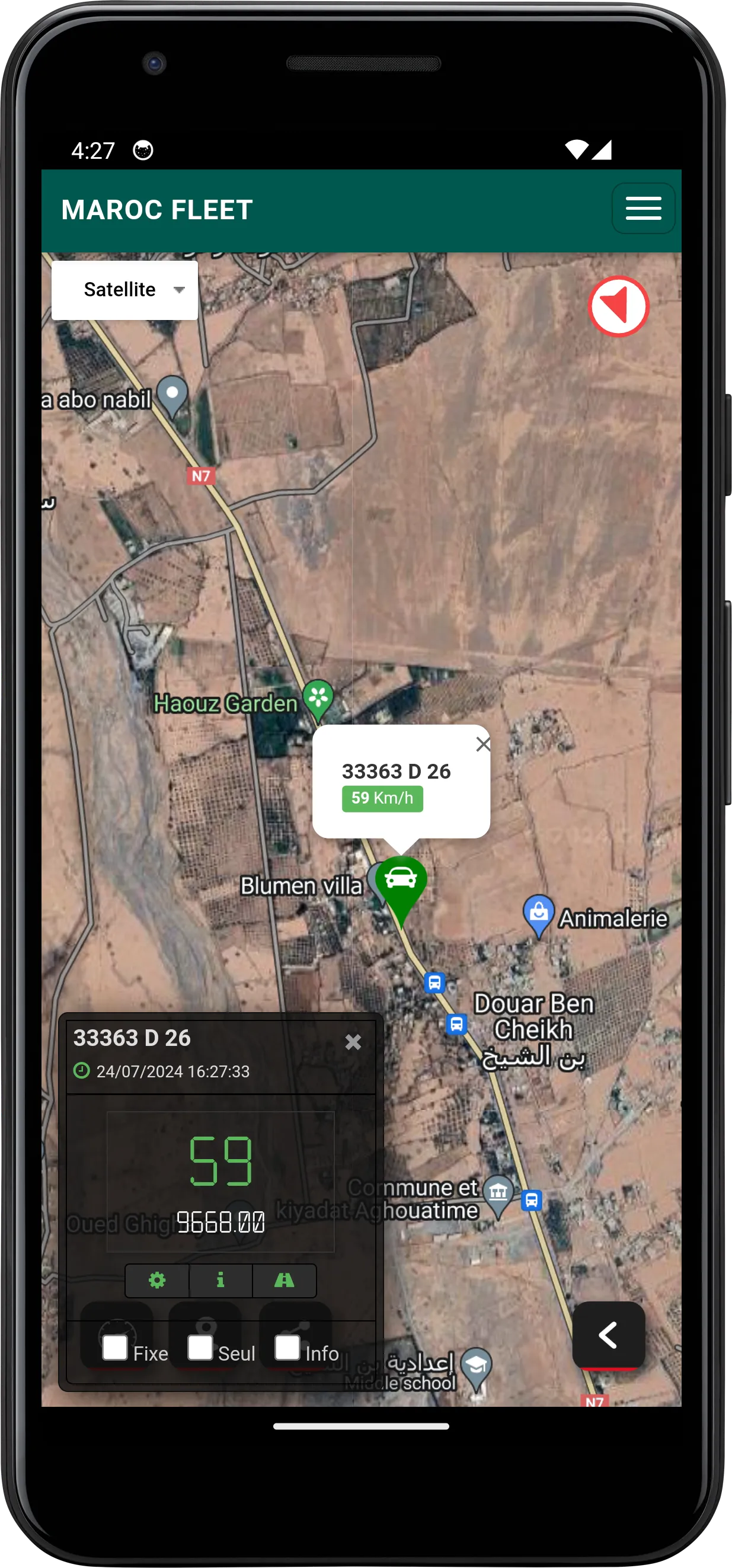 Maroc Fleet - GPS TRACKER | Indus Appstore | Screenshot