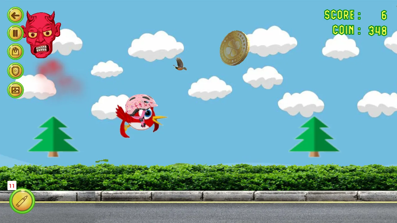 Flying Bird vs Monster | Indus Appstore | Screenshot