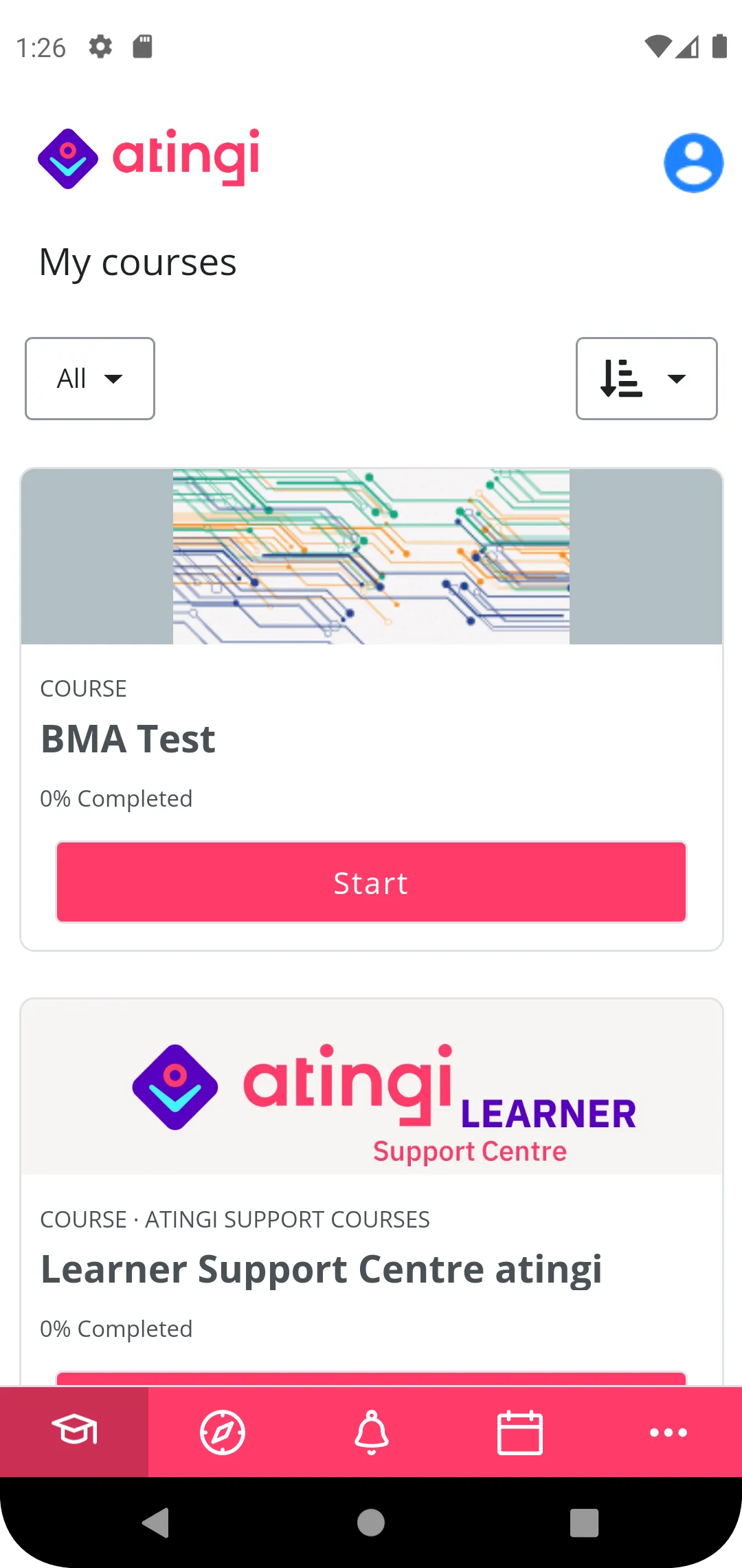 atingi learning | Indus Appstore | Screenshot