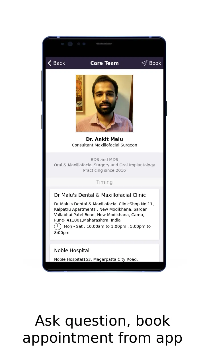 Dr Malu's Dental and Maxillofa | Indus Appstore | Screenshot