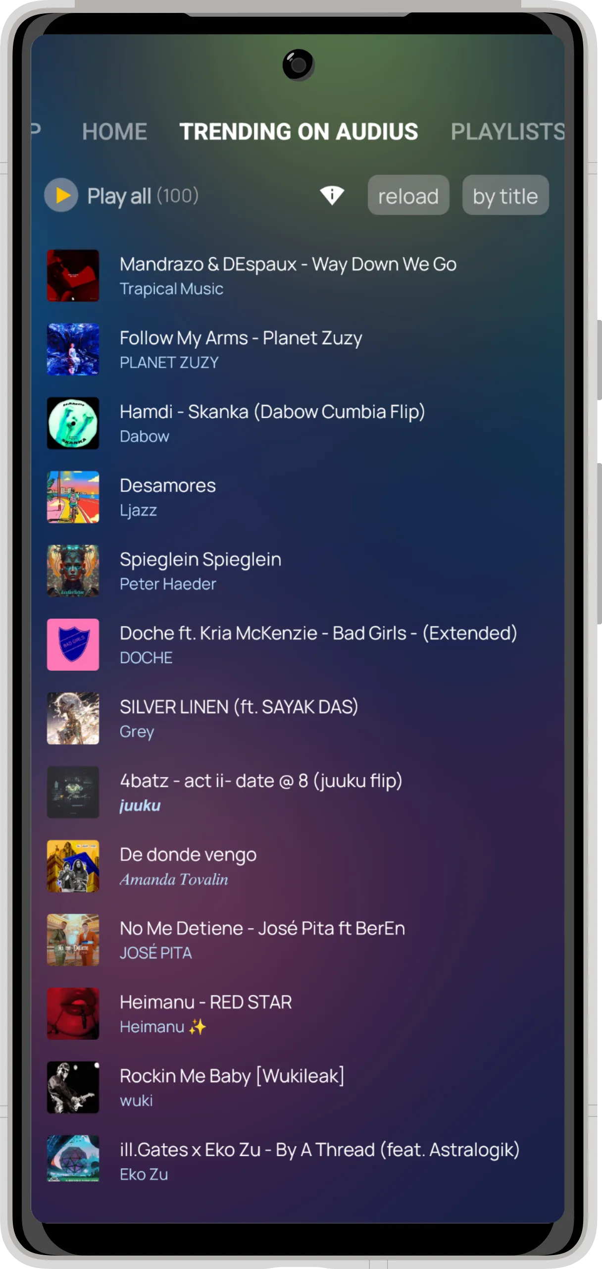 MusicMP3 & Audius streaming | Indus Appstore | Screenshot