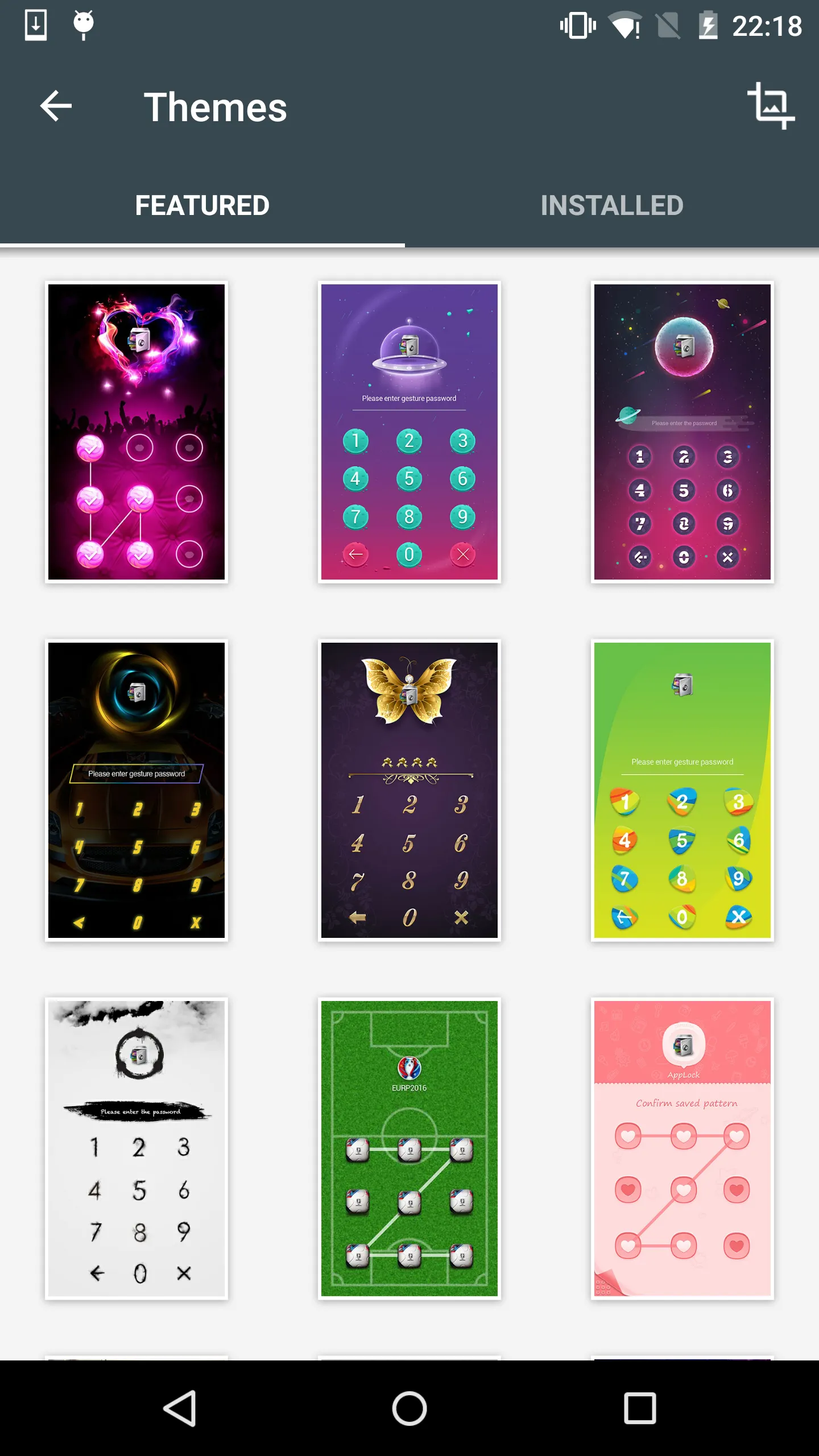 AppLock Theme Baseball | Indus Appstore | Screenshot