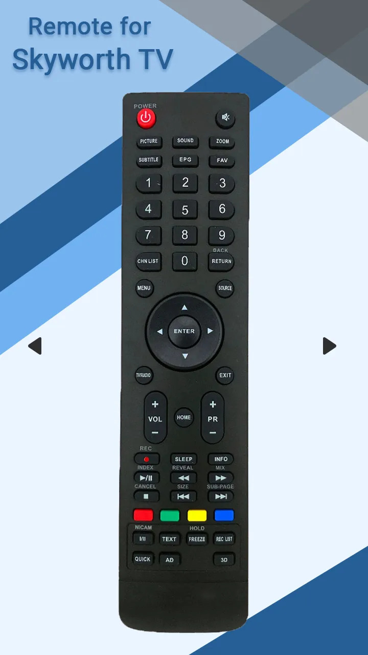 Remote for Skyworth TV | Indus Appstore | Screenshot