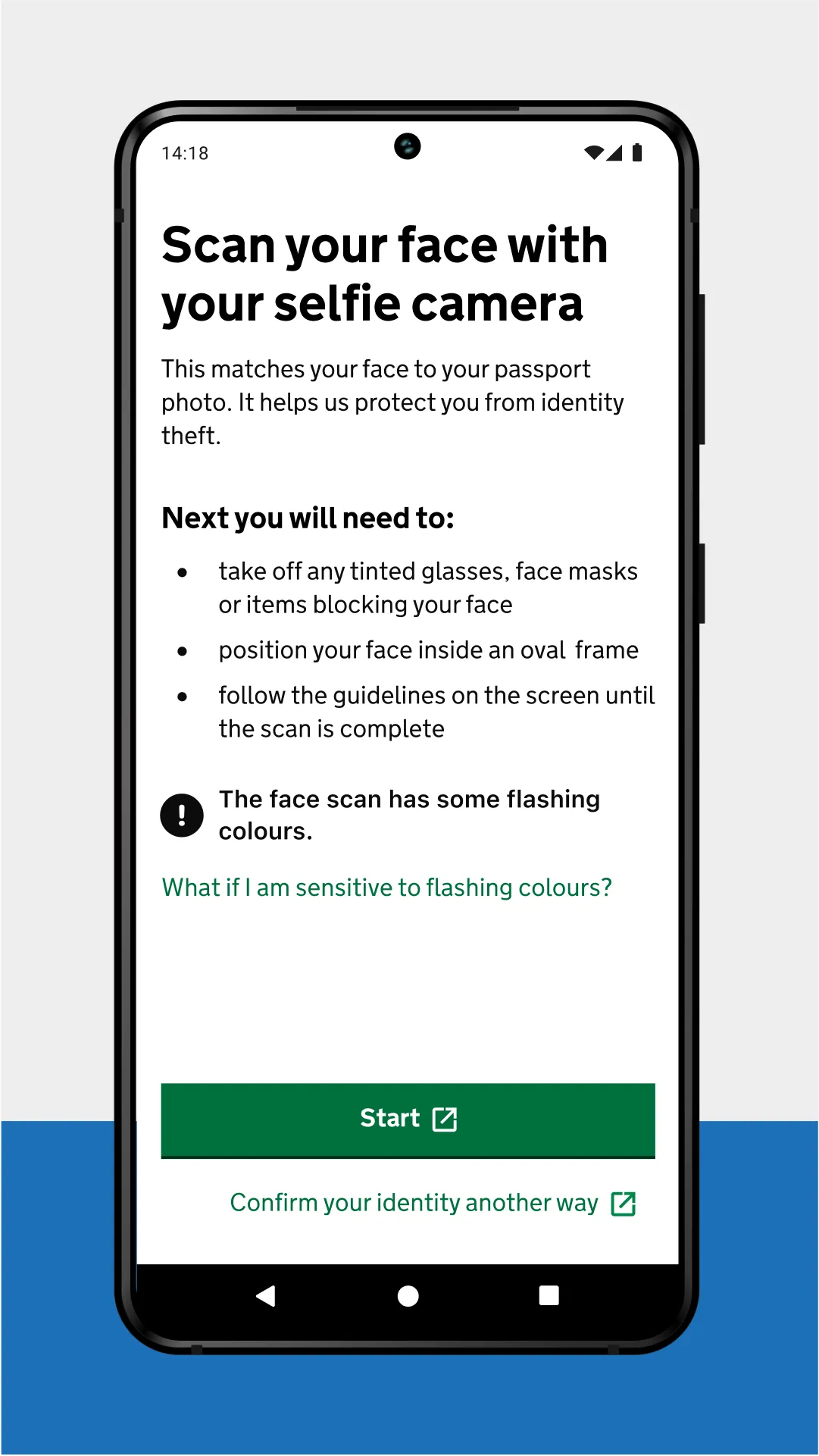 GOV.UK ID Check | Indus Appstore | Screenshot