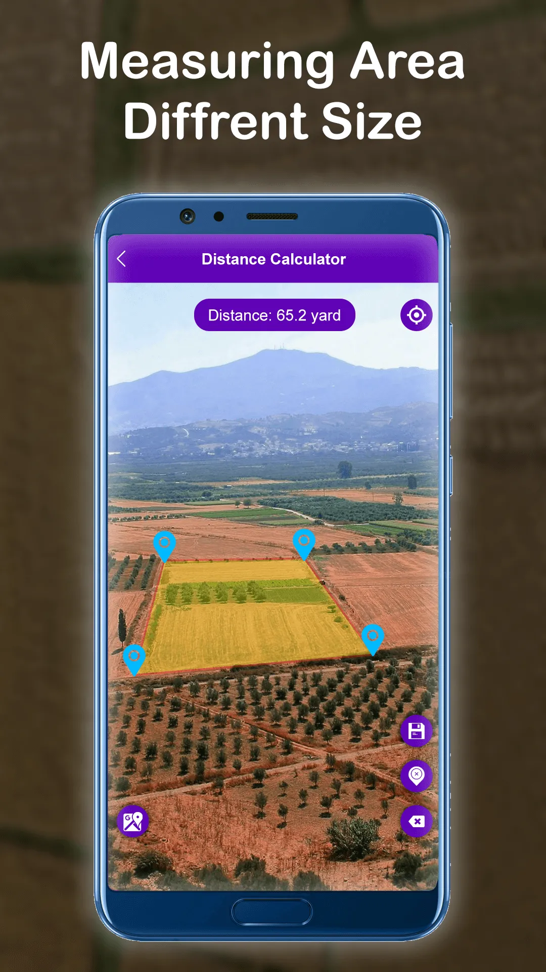 GPS Distance Land Area Measure | Indus Appstore | Screenshot