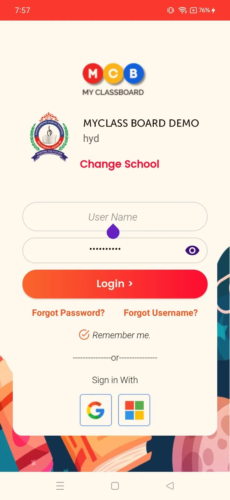 MyClassBoard Parent Portal | Indus Appstore | Screenshot