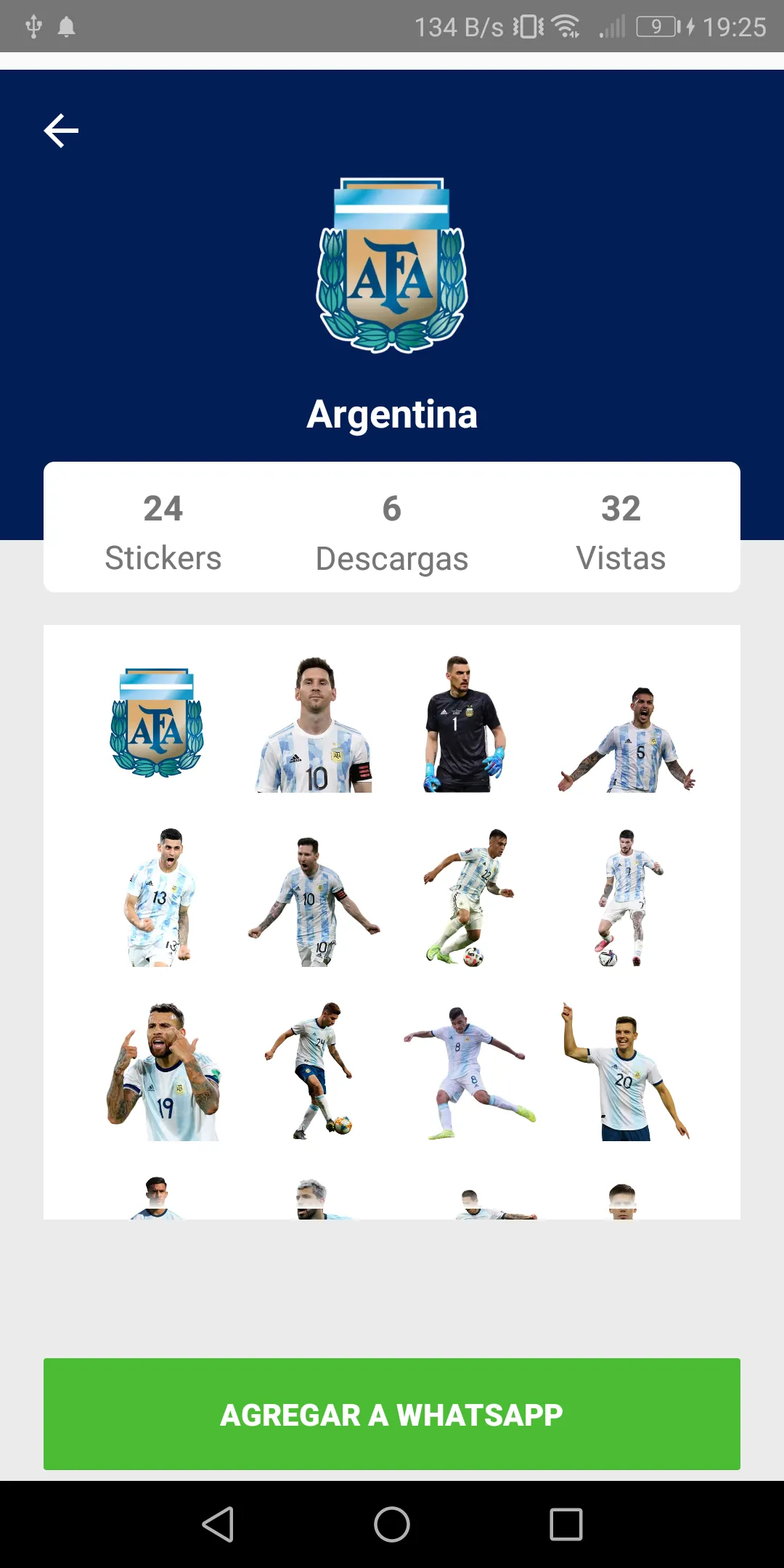 America Cup Stickers | Indus Appstore | Screenshot