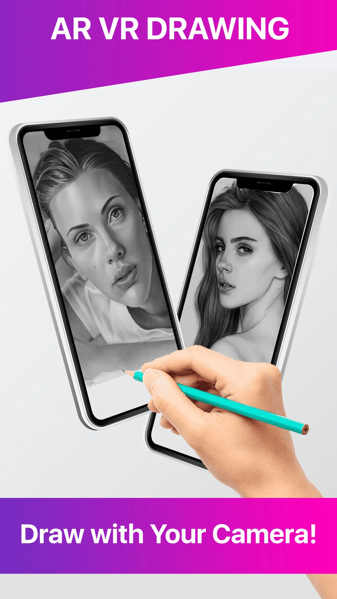 AR Drawing Realistic Face | Indus Appstore | Screenshot