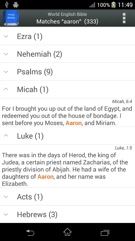 World English Bible | Indus Appstore | Screenshot