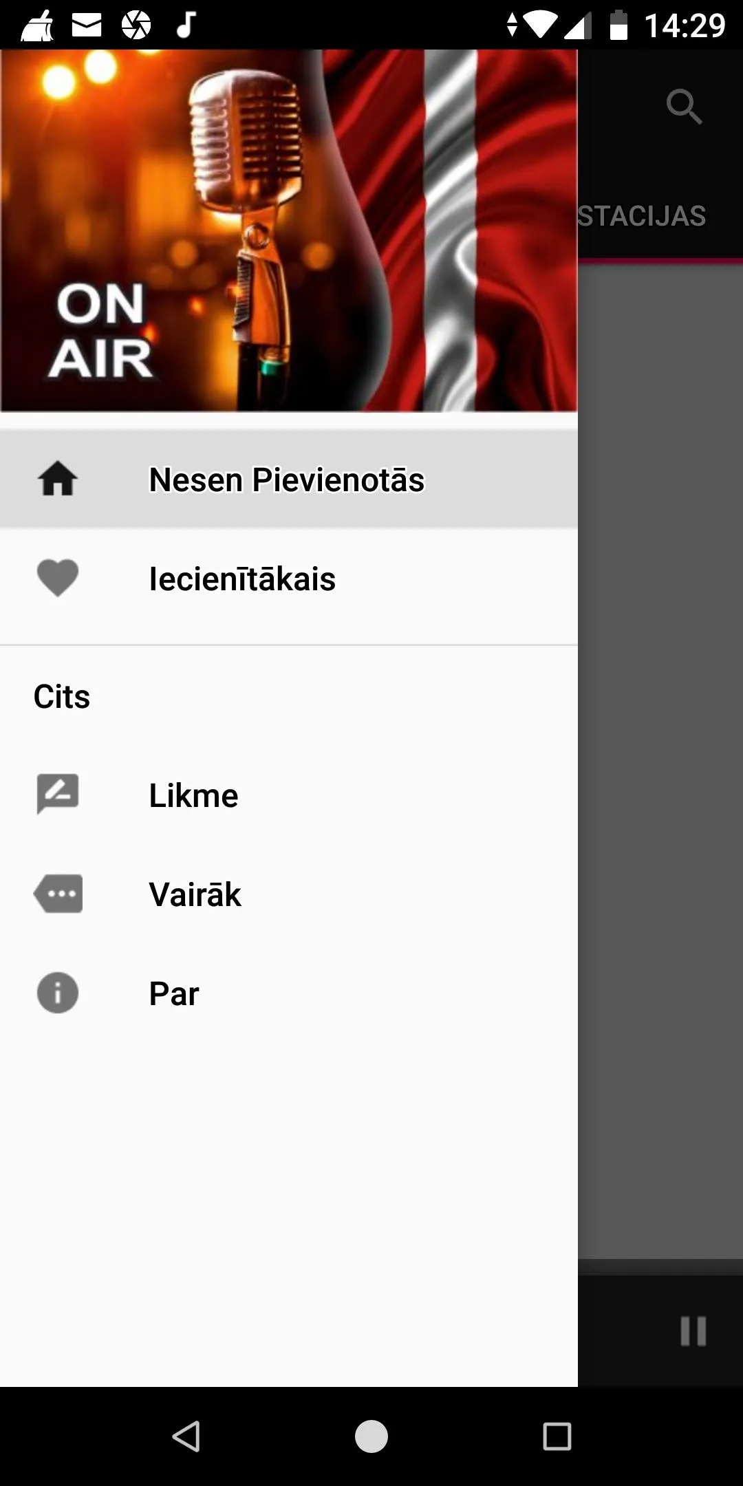 Latvian Radio Stations | Indus Appstore | Screenshot