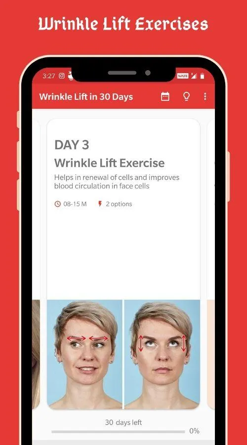 Wrinkle Lift in 30 Days - Look | Indus Appstore | Screenshot