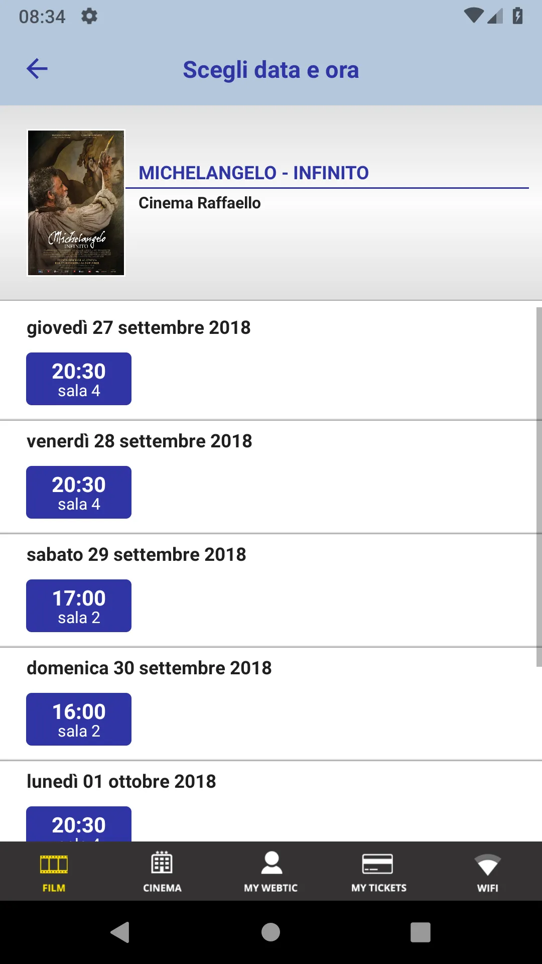 Webtic Raffaello Cinema | Indus Appstore | Screenshot