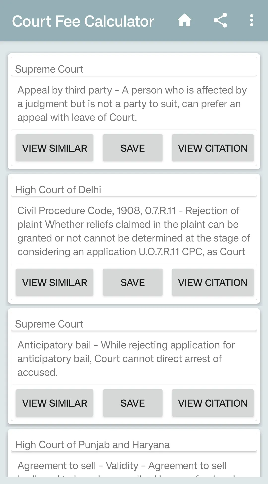 Court Fee Calculator BNS IPC | Indus Appstore | Screenshot