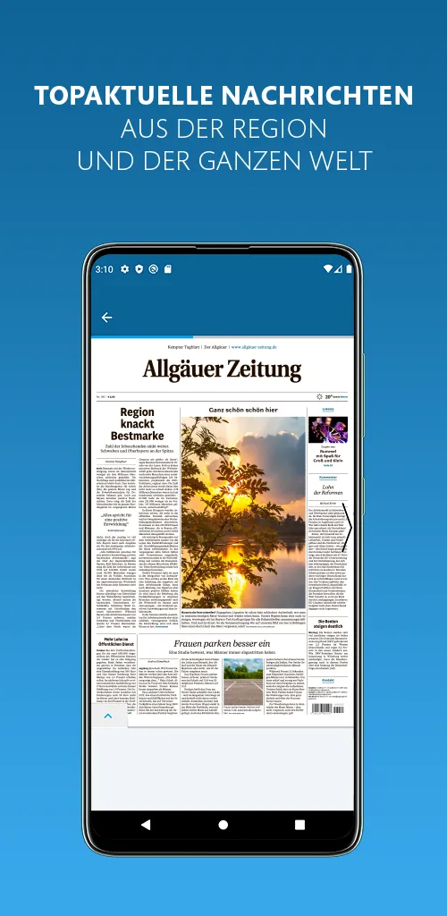 Allgäuer Zeitung e-Paper | Indus Appstore | Screenshot