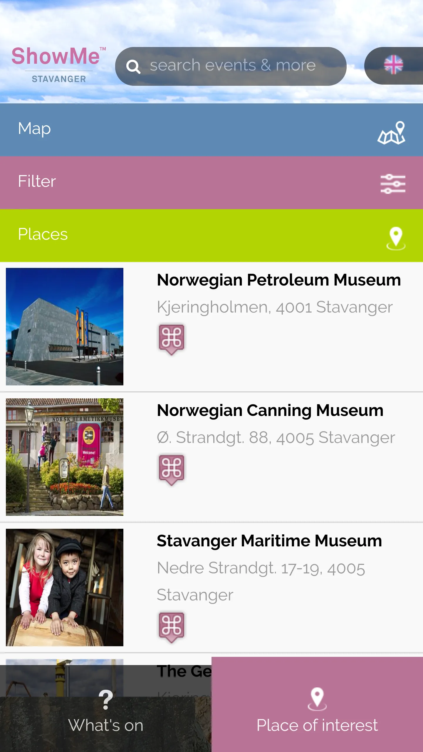 ShowMe Stavanger | Indus Appstore | Screenshot