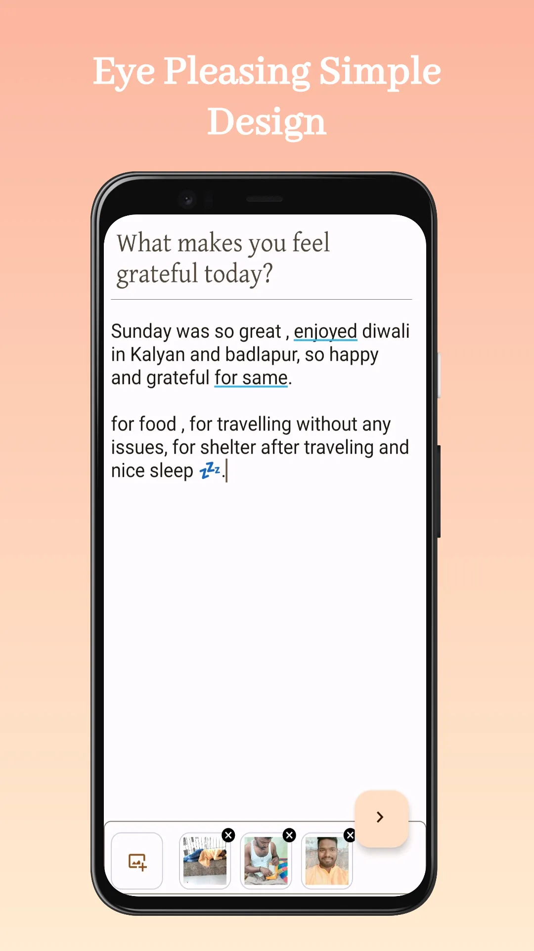 Ananda- A Gratitude Journal | Indus Appstore | Screenshot