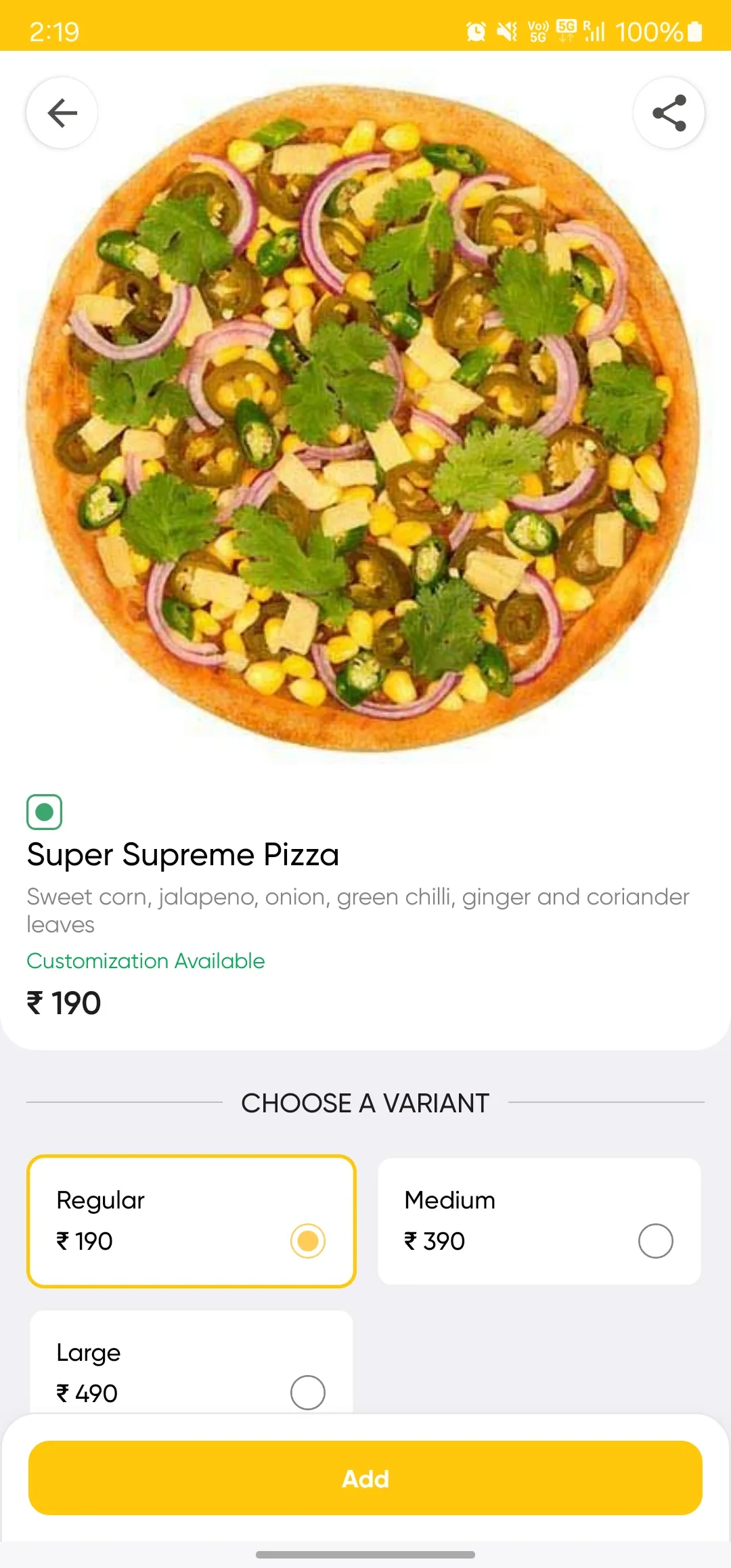 Canadian Pizza - Hot & Fresh | Indus Appstore | Screenshot