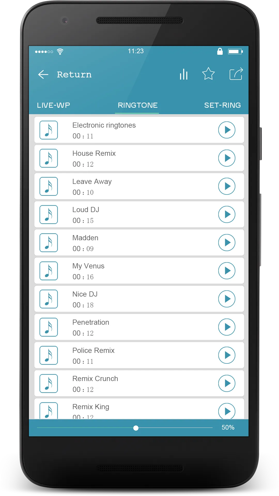 DJ Remix Electronic Ringtones | Indus Appstore | Screenshot