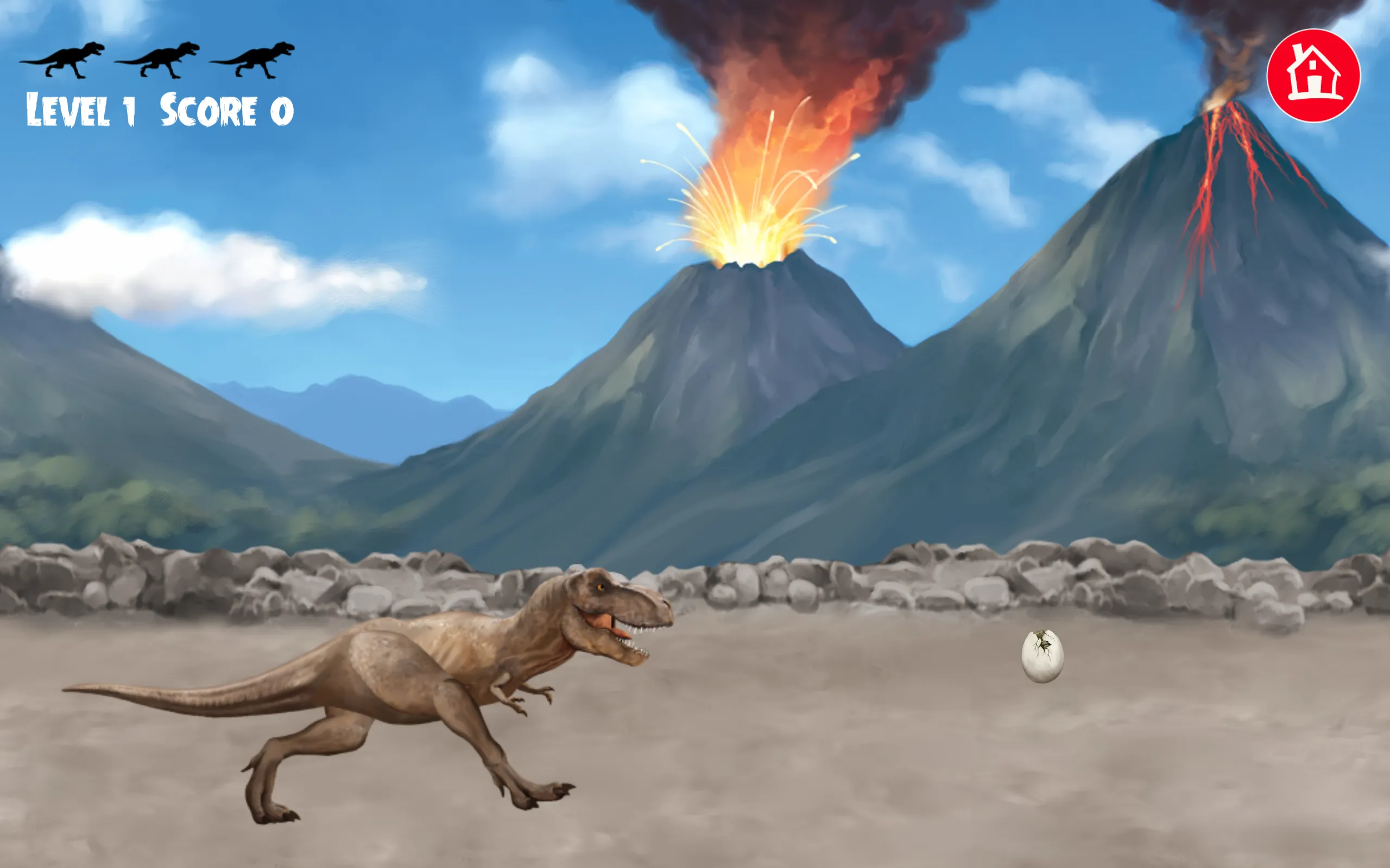 Run Dinosaur - run | Indus Appstore | Screenshot