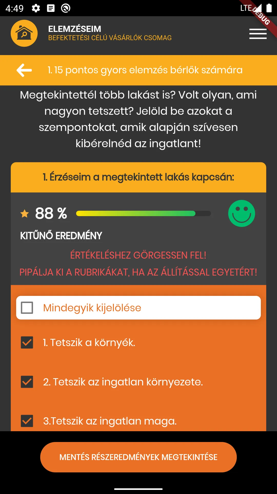 Ingatlan elemző rendszer | Indus Appstore | Screenshot