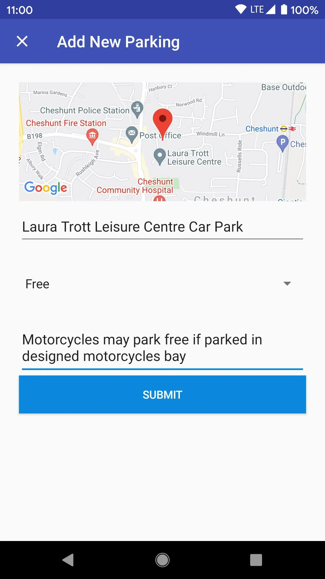 UK Motorcycle Parking | Indus Appstore | Screenshot