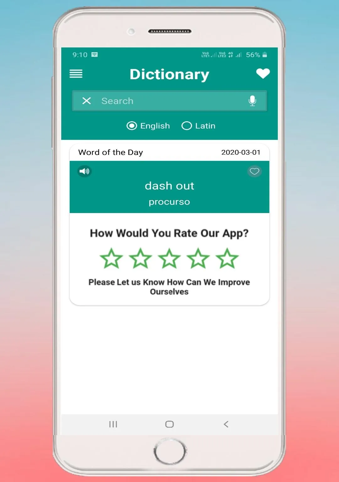 Latin Dictionary | Indus Appstore | Screenshot