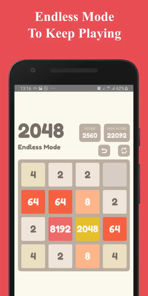 Number Puzzle: 2048 | Indus Appstore | Screenshot